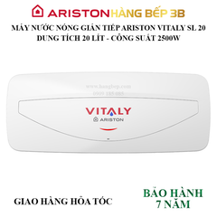 Máy nước nóng gián tiếp Ariston VITALY 20 SLIM 2.5 FE