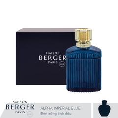 MAISON BERGER - Đèn xông tinh dầu Alpha Imperial Blue - 350ml