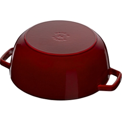 Nồi gang STAUB tròn màu đỏ Bordeaux - 26 cm (4.9L)