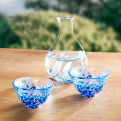 Aderia - Iwashimizu - Bộ ly và bình Sake - 3 món