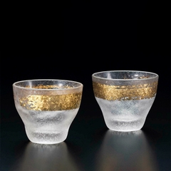 Aderia - Gold Ichimonji - Bộ ly Sake - 90ml - 2 cái