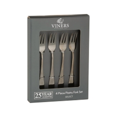 Viners - Bộ nĩa Select màu bạc - 4 món