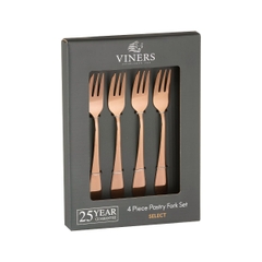 Viners - Bộ nĩa Select màu đồng - 4 món