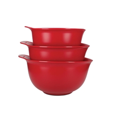 Bộ tô nhựa KITCHENAID - Màu đỏ - 3 món