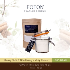 Foton - Nến ngọc trai hương nhài và đàn hương Misty Monte