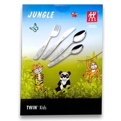 ZWILLING - Bộ muỗng nĩa trẻ em Jungle - 4 món