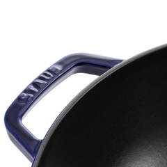 Chảo wok STAUB màu xanh đen - 29cm - 4.25L