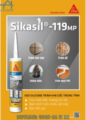 SIKASIL 119 MP - Keo Silicone trung tính đa năng