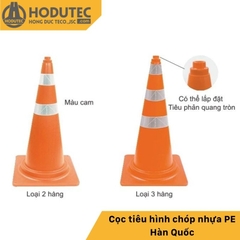 Cọc tiêu hình chóp nhựa PE Hàn Quốc