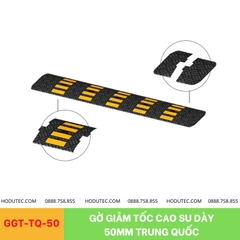 Gờ giảm tốc cao su dày 50mm chịu lực từ 50 tấn - 100 tấn