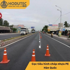 Cọc tiêu hình chóp nhựa PE Hàn Quốc