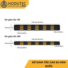 Giờ giảm tốc cao su Hàn Quốc