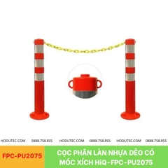 Cọc phân làn nhựa dẻo hình trụ có móc xích HiQ-FPC-PU2075