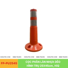 Cọc phân làn nhựa dẻo hình trụ 25x45cm, HiQ-FP-PU2545