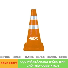 Cọc phân làn giao thông hình chóp chuyên dụng HiQ-CONE-K4075