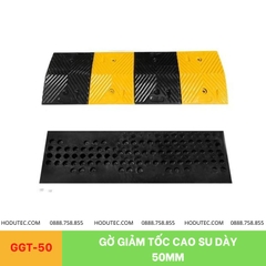 Gờ giảm tốc cao su dày 50mm chịu lực 20T