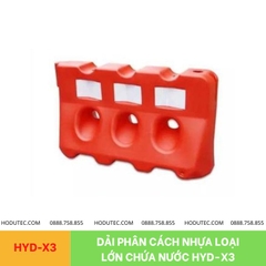 Dải phân cách nhựa chứa nước loại lớn HYD-X3