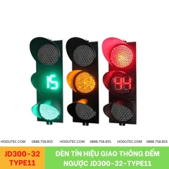 Đèn giao thông 3 màu đỏ vàng xanh và đếm ngược D300, JD300-32-TYPE11