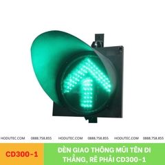 Đèn giao thông mũi tên xanh rẻ phải, CD300-1