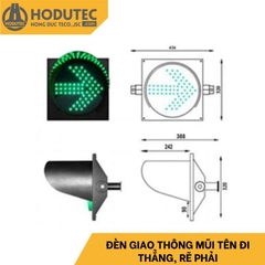 Đèn giao thông mũi tên xanh rẻ phải, CD300-1