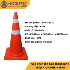 Cọc phân làn giao thông hình chóp HiQ-CONE-K3870