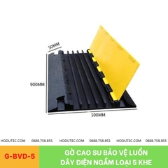 Gờ cao su bảo vệ luồn dây điện ngầm loại 5 khe