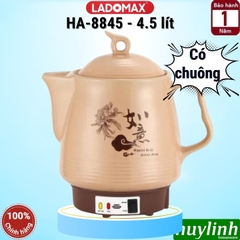 Ấm sắc thuốc điện Ladomax HA-8845 - 4.5 lít - Có chuông báo - 2 chế độ nấu
