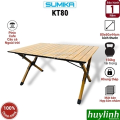 Bàn picnic dã ngoại gấp gọn Sumika KT60 - KT80