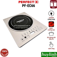 Bếp điện từ đơn Perfect PF-EC66 - Công suất 2200W - 8 Chức năng