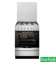 Bếp gas liền lò Electrolux EKM61301OX - 4 bếp - 1 lò