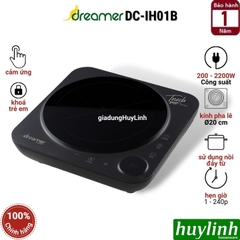 Bếp điện từ đơn Dreamer DC-IH01B - 2200W - Tặng nồi lẩu [Hết 31-12]