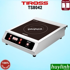 Bếp điện từ đơn công nghiệp Tiross TS8042 - 3500W - Phù hợp cho quán - nhà hàng - khách sạn