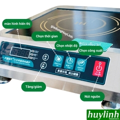 Bếp điện từ đơn công nghiệp FEST 3500W - Phù hợp cho quán - nhà hàng - khách sạn