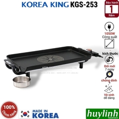 Bếp - vỉ nướng điện Hàn Quốc Korea King KGS-253