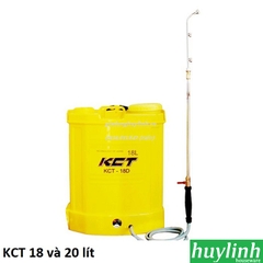 Bình xịt điện phun thuốc trừ sâu KCT 18D - KCT 20D - 18 - 20 lít