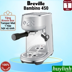 Máy pha cà phê Breville Bambino 450 [BES450 BSS] - Hàng chính hãng