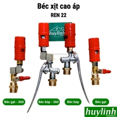 Đầu béc - cần bóp xịt rửa cao áp dùng cho máy rửa xe Ren 22