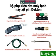 Bộ xịt rửa máy lạnh dùng cho máy rửa xe pin Dekton M21