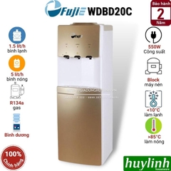 Cây nước nóng lạnh 3 vòi Fujie WDBD20C - Block