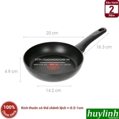 Chảo chiên đáy từ Tefal Ultimate 20cm - G2680272 - Sản xuất tại Pháp