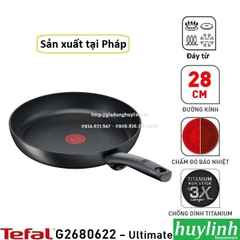 Chảo chiên đáy từ Tefal Ultimate 28cm - G2680622 - Sản xuất tại Pháp