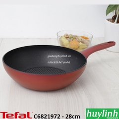 Chảo xào sâu lòng chống dính đáy từ Tefal Character C6821972 - 28 cm