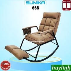 Ghế bập bênh thư giãn Sumika 668 - Tải trọng 200kg - khung thép sơn tĩnh điện