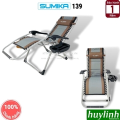 Ghế xếp gấp thư giãn Sumika 139 - 180x67cm - Tải trọng 300kg