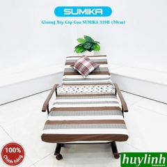 Giường nệm gấp gọn Sumika 339B - 192x70cm - Kèm gối và drap