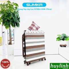 Giường nệm gấp gọn Sumika 339B - 192x70cm - Kèm gối và drap