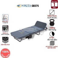 Giường xếp gấp 3 khúc Nikita GB375 - 180x75cm