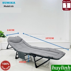 Giường xếp gấp văn phòng Sumika 181 - Tải trọng 300kg - 197x64cm