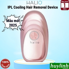 (mẫu mới 2025) Máy triệt lông cá nhân Halio IPL Cooling Hair Removal Device
