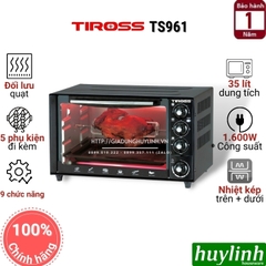 Lò nướng đối lưu Tiross TS961 - 35 lít - 9 chức năng